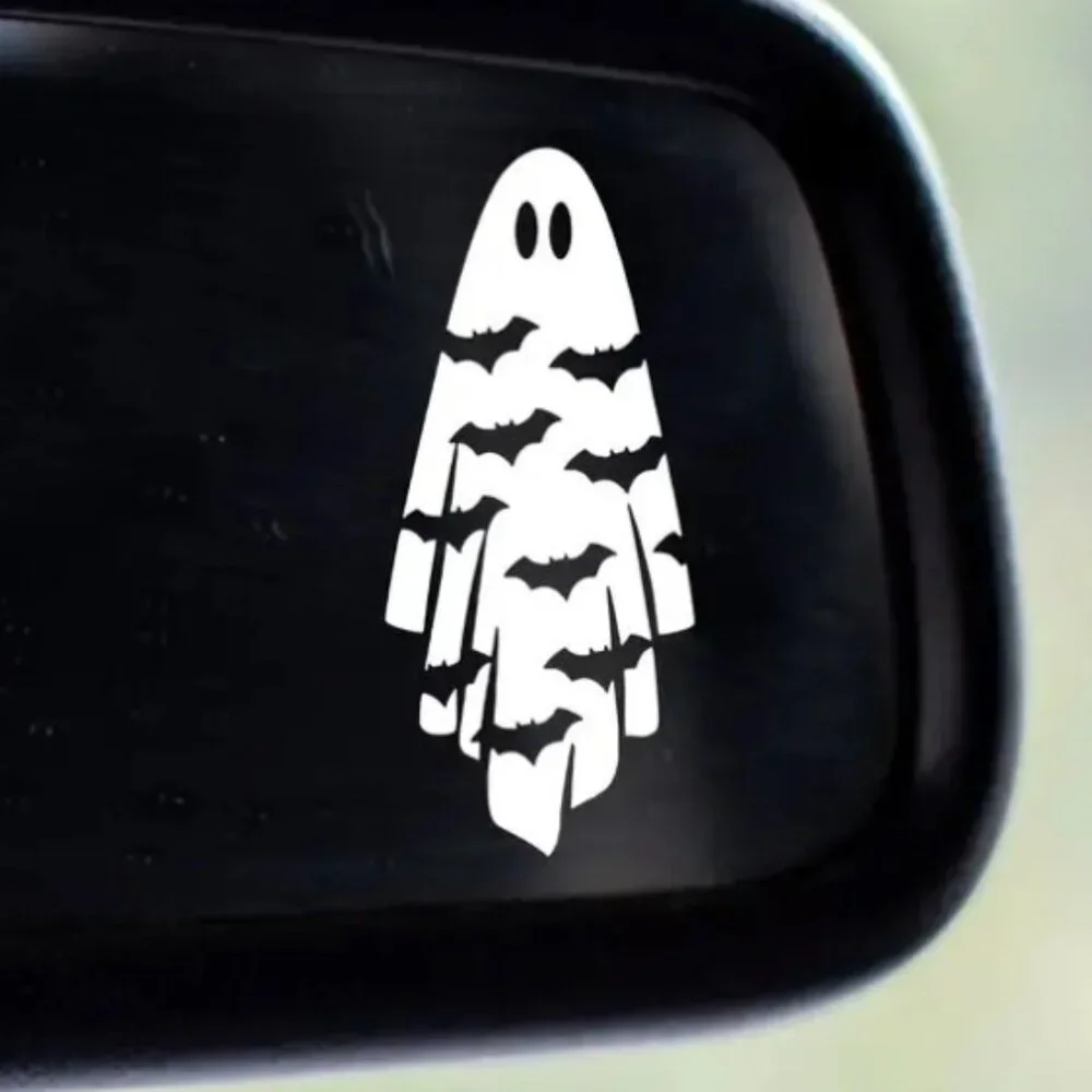 Ghost with Bats decal sticker